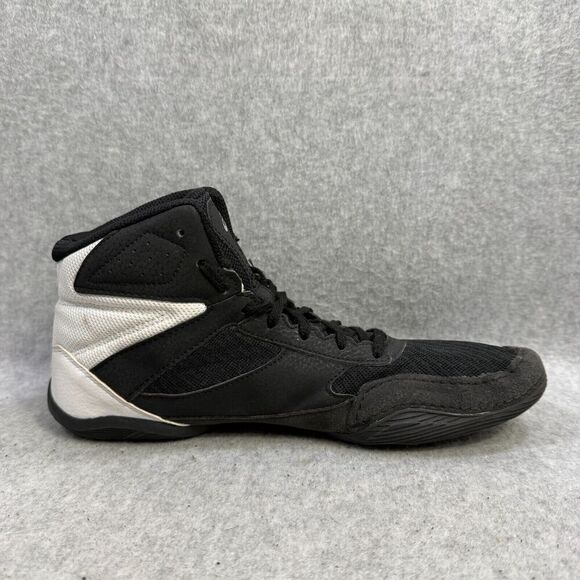 Asics Shoes Mens Size 9.5 Matflex 6 Black Athletic Wrestling Sneakers 1081A021 - Picture 6 of 9